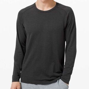 Lululemon Metal Vent Tech Long Sleeve Shirt 2.0, Deep Coal/Black, Medium